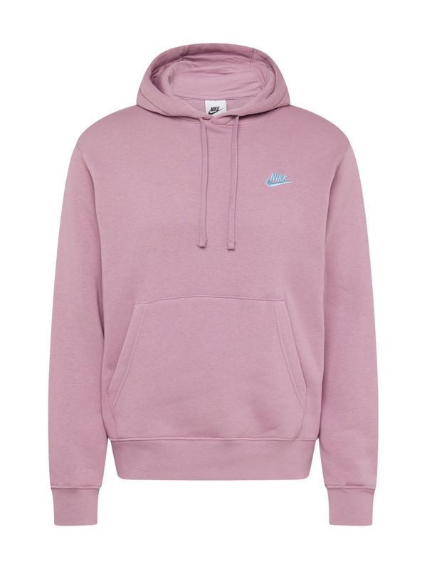 Nike Sportswear Nike Sportswear Majica 'Club Fleece'  svetlo modra / lila