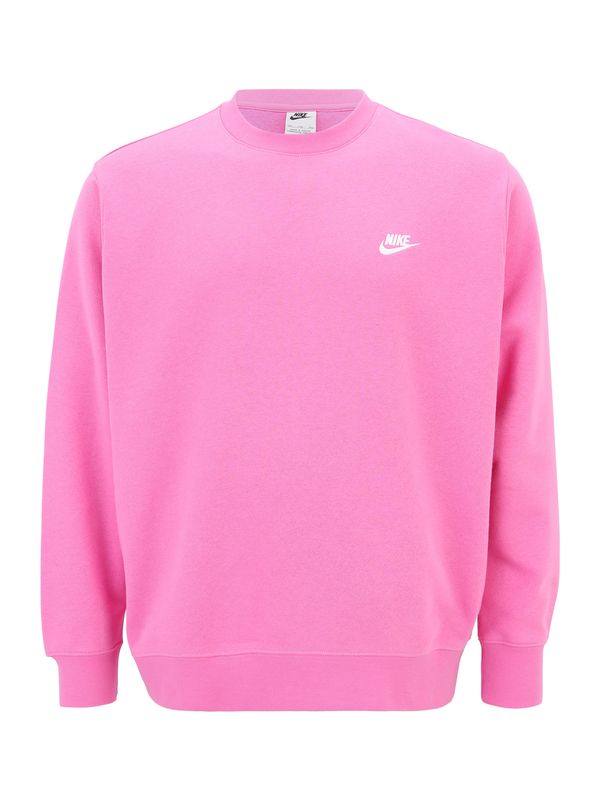 Nike Sportswear Nike Sportswear Majica 'Club Fleece'  svetlo roza / bela