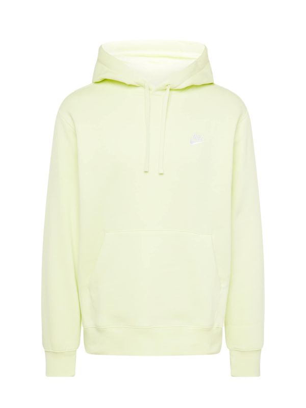 Nike Sportswear Nike Sportswear Majica 'Club Fleece'  svetlo zelena / bela
