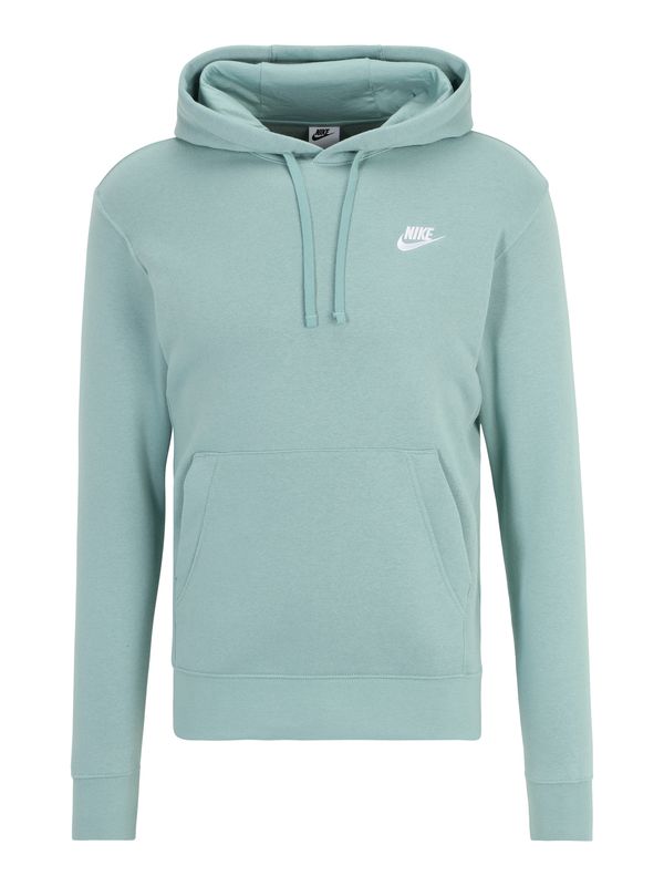 Nike Sportswear Nike Sportswear Majica 'Club Fleece'  turkizna / bela