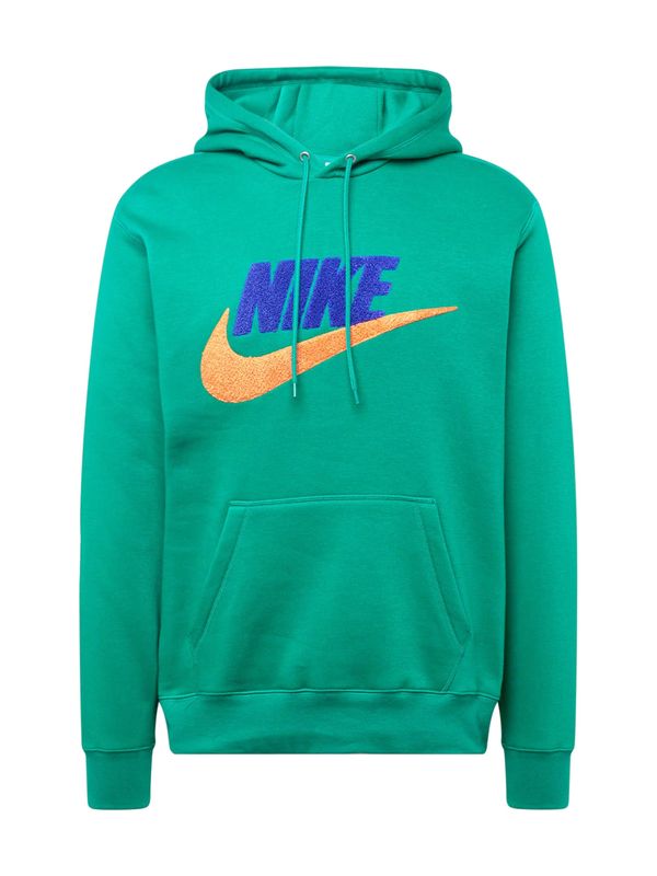 Nike Sportswear Nike Sportswear Majica 'CLUB'  kobalt modra / zelena / oranžna
