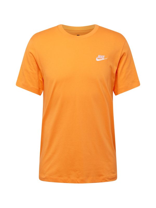Nike Sportswear Nike Sportswear Majica 'Club'  mandarina / off-bela