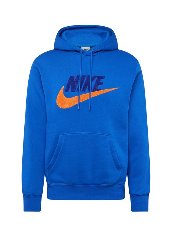 Nike Sportswear Nike Sportswear Majica 'CLUB'  modra / kobalt modra / temno oranžna