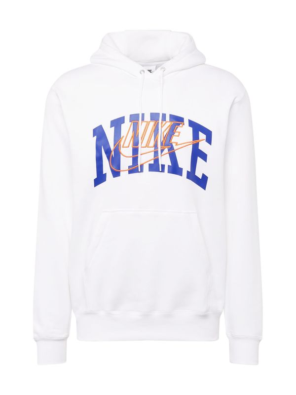 Nike Sportswear Nike Sportswear Majica 'CLUB'  modra / oranžna / bela
