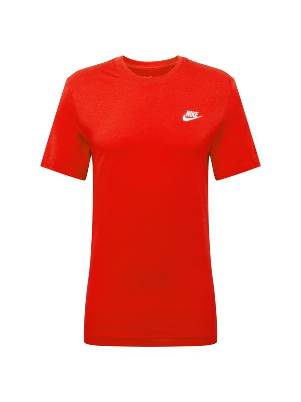 Nike Sportswear Nike Sportswear Majica 'Club'  rdeča / bela
