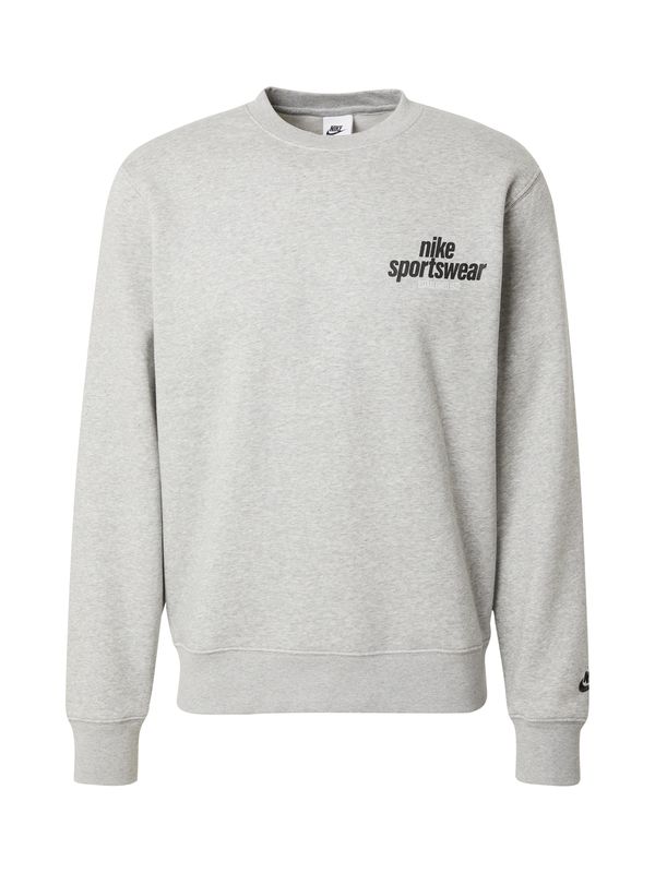 Nike Sportswear Nike Sportswear Majica 'CLUB'  siva / črna / bela