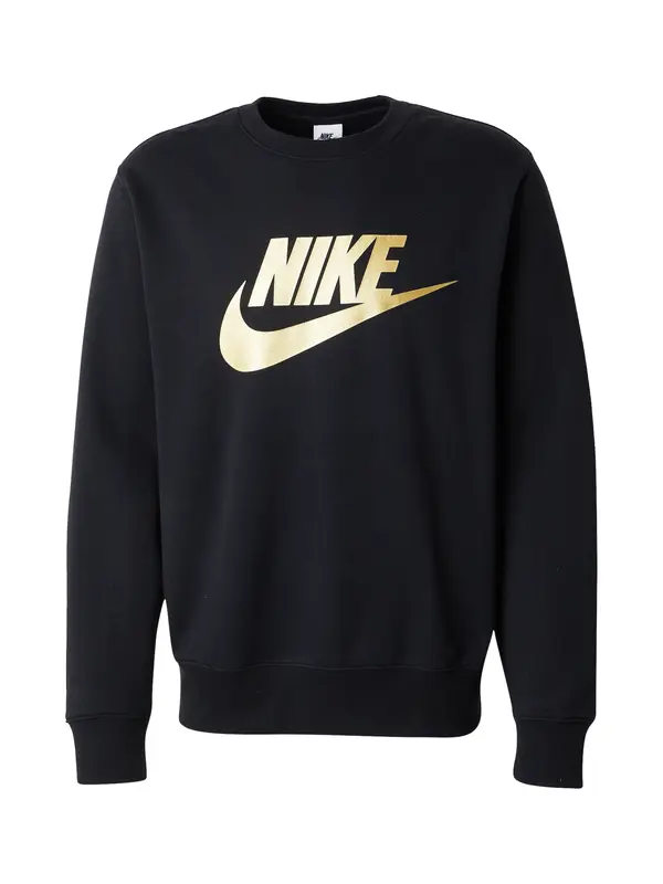 Nike Sportswear Nike Sportswear Majica 'CLUB'  svetlo rumena / črna