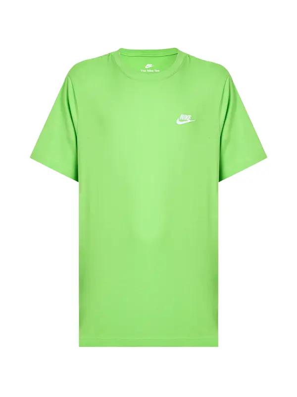 Nike Sportswear Nike Sportswear Majica 'CLUB'  svetlo zelena / bela
