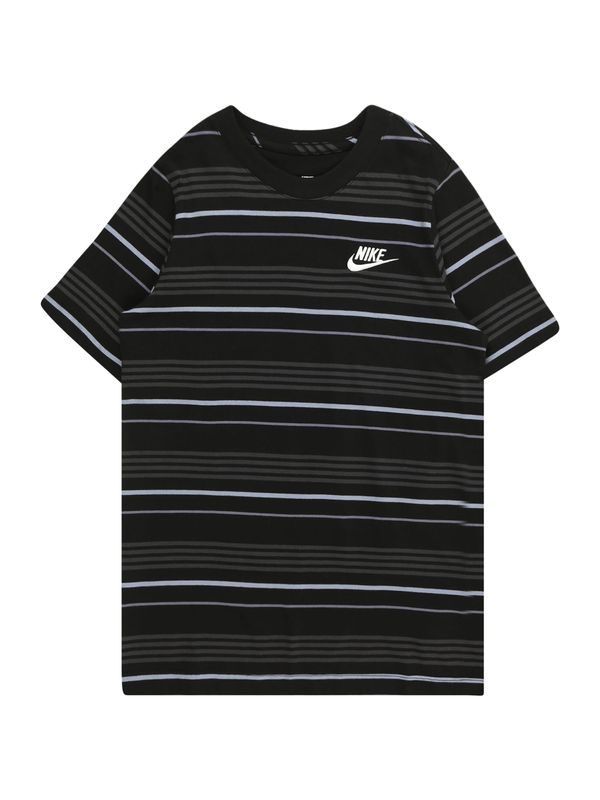 Nike Sportswear Nike Sportswear Majica 'CLUB'  temno siva / črna / off-bela