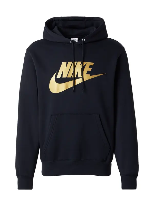 Nike Sportswear Nike Sportswear Majica 'CLUB'  zlato-rumena / črna