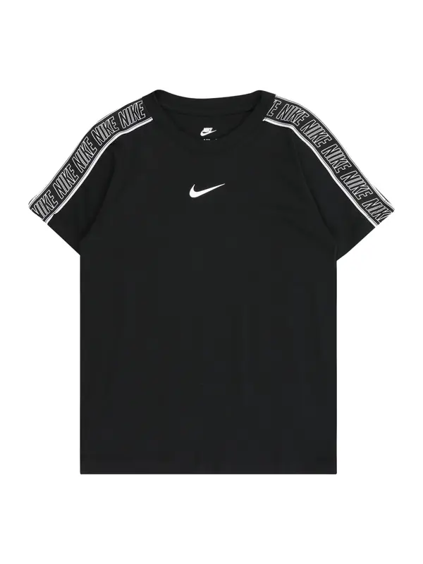 Nike Sportswear Nike Sportswear Majica 'CLUB+POLY 2'  črna / bela