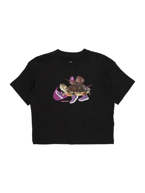 Nike Sportswear Nike Sportswear Majica  čokolada / svetlo rumena / temno liila / črna