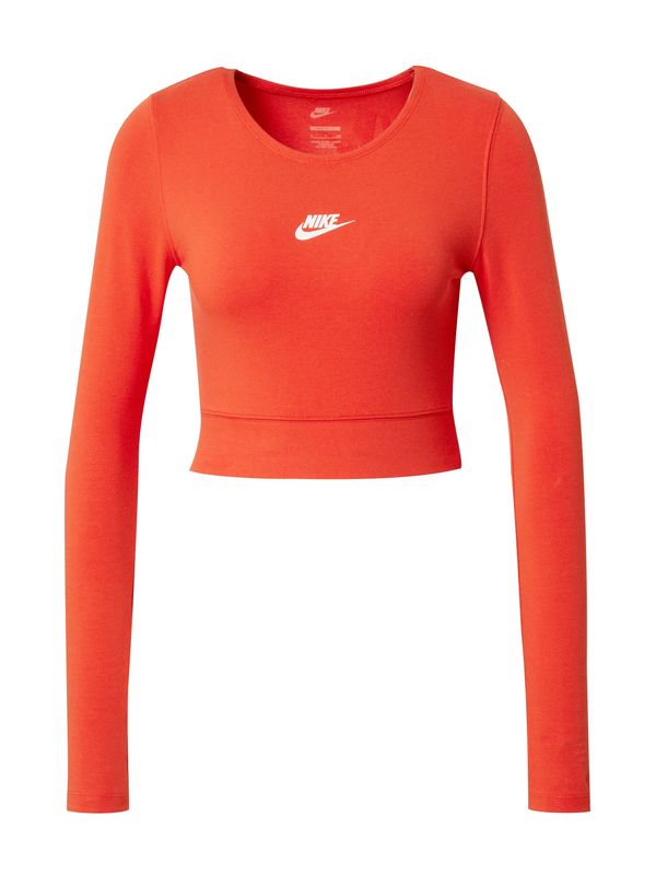 Nike Sportswear Nike Sportswear Majica 'Emea'  oranžna / bela