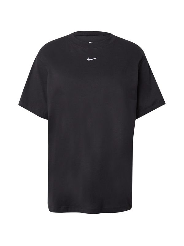 Nike Sportswear Nike Sportswear Majica 'Essential'  črna / bela