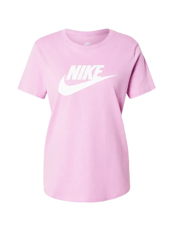 Nike Sportswear Nike Sportswear Majica 'Essential'  lila / bela
