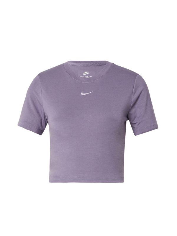 Nike Sportswear Nike Sportswear Majica 'Essential'  sivka / bela