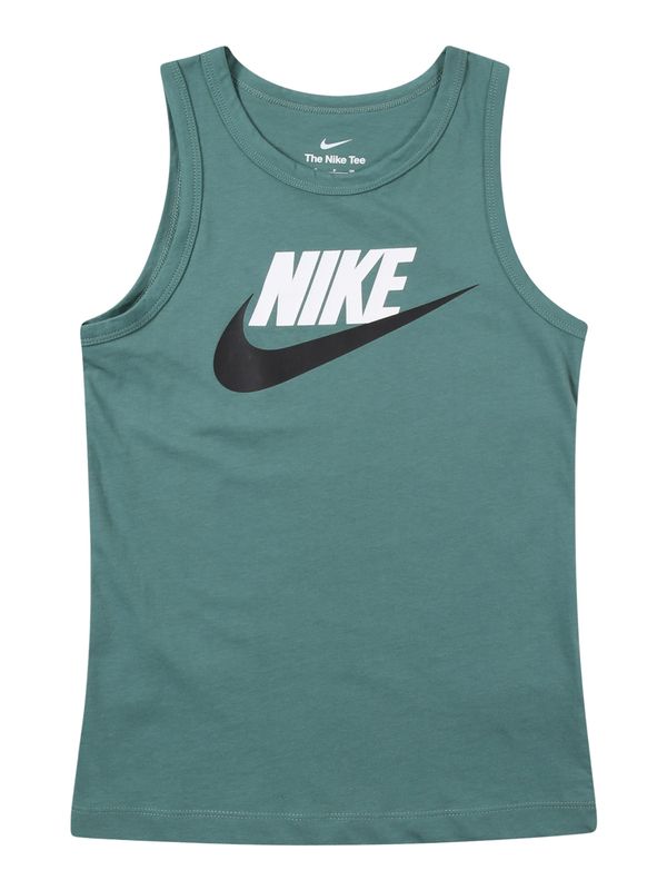 Nike Sportswear Nike Sportswear Majica 'ESSNTL HBR'  smaragd / črna / bela