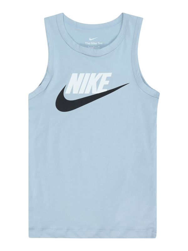 Nike Sportswear Nike Sportswear Majica 'ESSNTL HBR'  svetlo modra / črna / bela