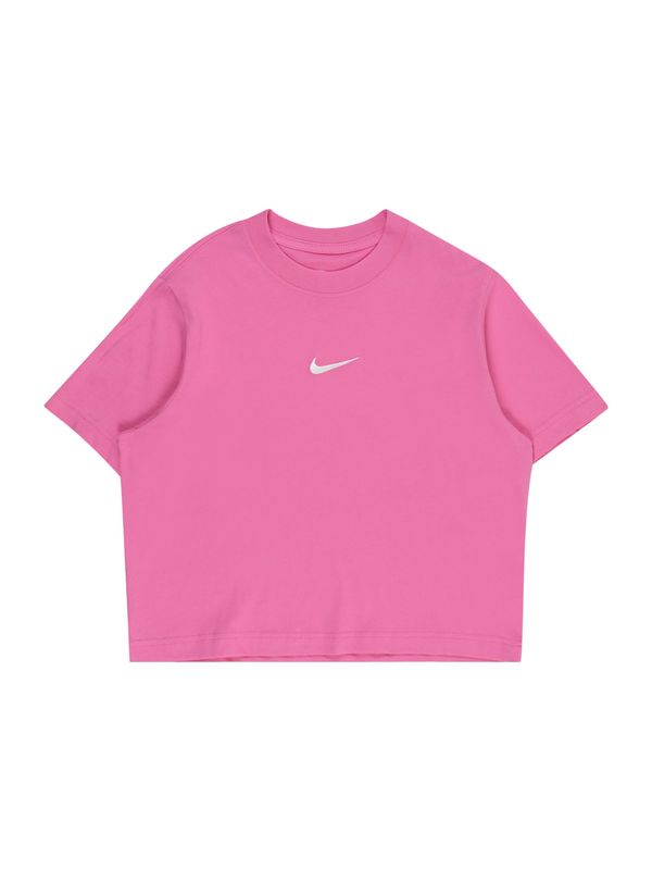 Nike Sportswear Nike Sportswear Majica 'ESSNTL'  roza / bela