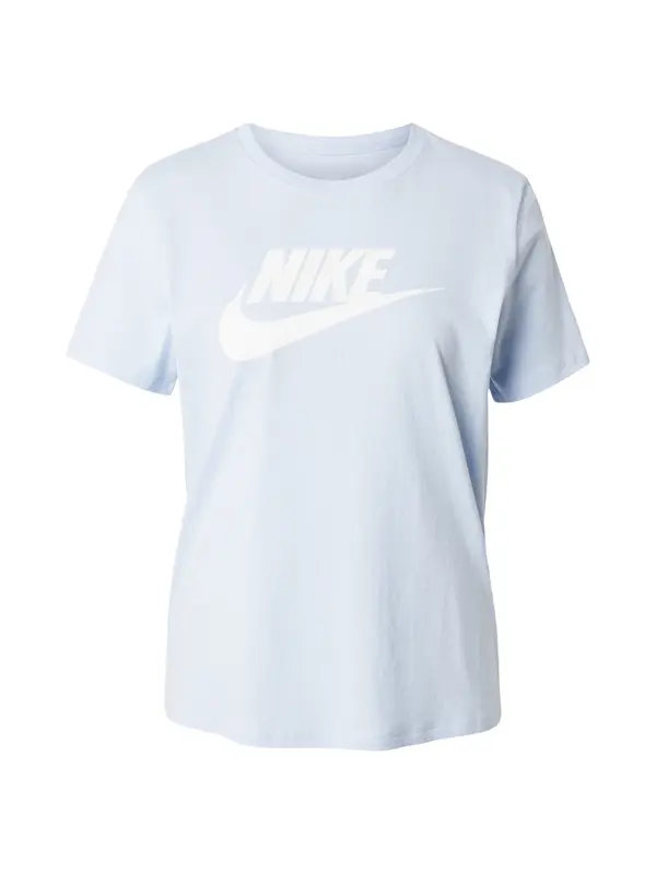 Nike Sportswear Nike Sportswear Majica 'ESSNTL'  svetlo modra / bela