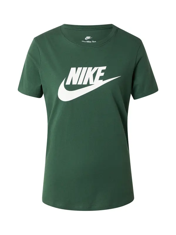 Nike Sportswear Nike Sportswear Majica 'ESSNTL'  zelena / bela