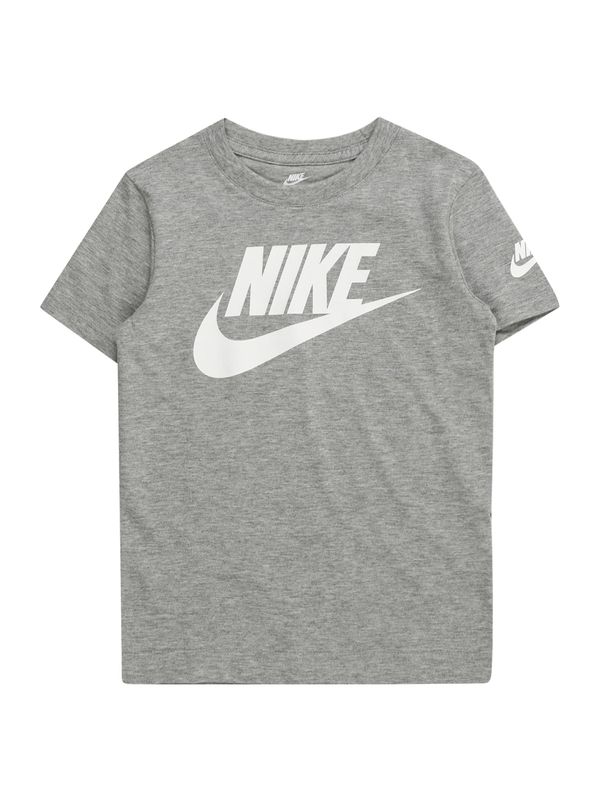 Nike Sportswear Nike Sportswear Majica 'FUTURA EVERGREEN'  pegasto siva / bela