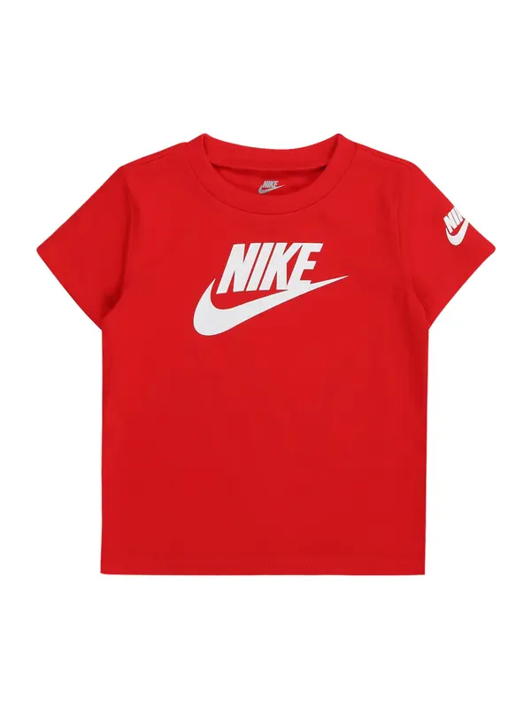 Nike Sportswear Nike Sportswear Majica 'FUTURA EVERGREEN'  rdeča / bela