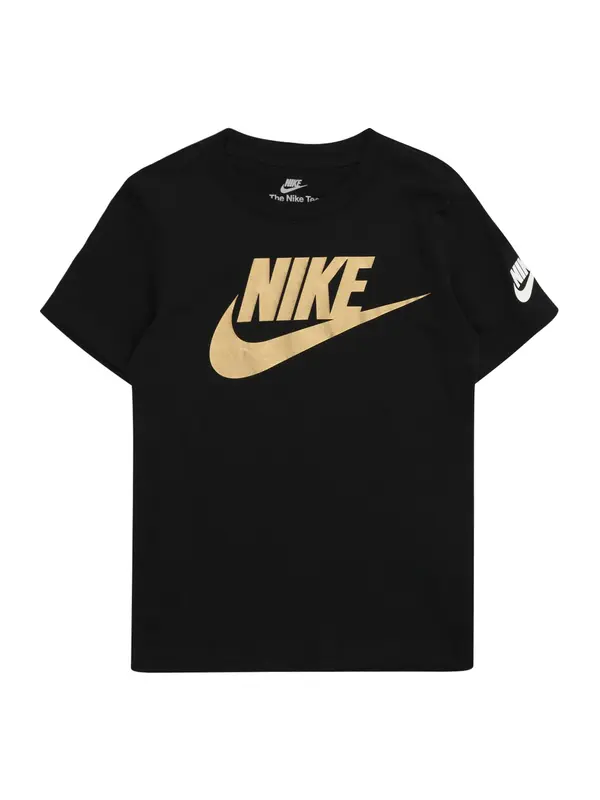 Nike Sportswear Nike Sportswear Majica 'FUTURA EVERGREEN'  zlata / črna / bela