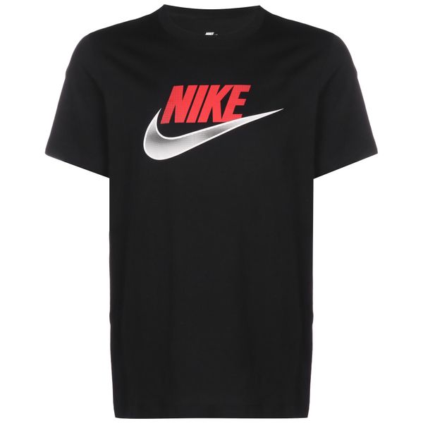 Nike Sportswear Nike Sportswear Majica 'Futura'  siva / rdeča / črna / bela