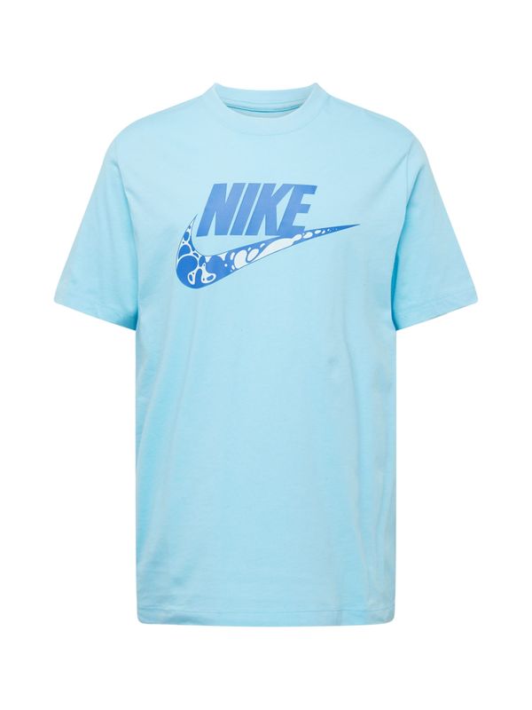 Nike Sportswear Nike Sportswear Majica 'FUTURA'  voda / vijolično modra / bela