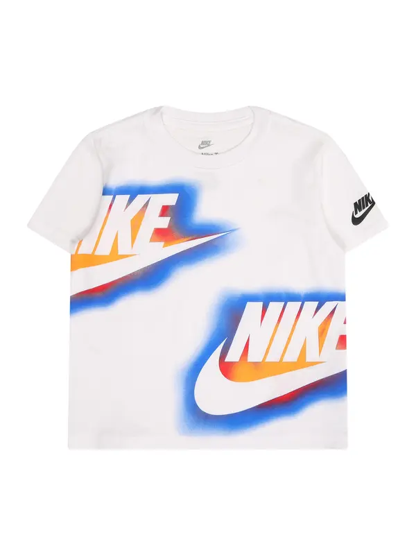 Nike Sportswear Nike Sportswear Majica 'GLOW WITH ME'  modra / oranžna / črna / bela