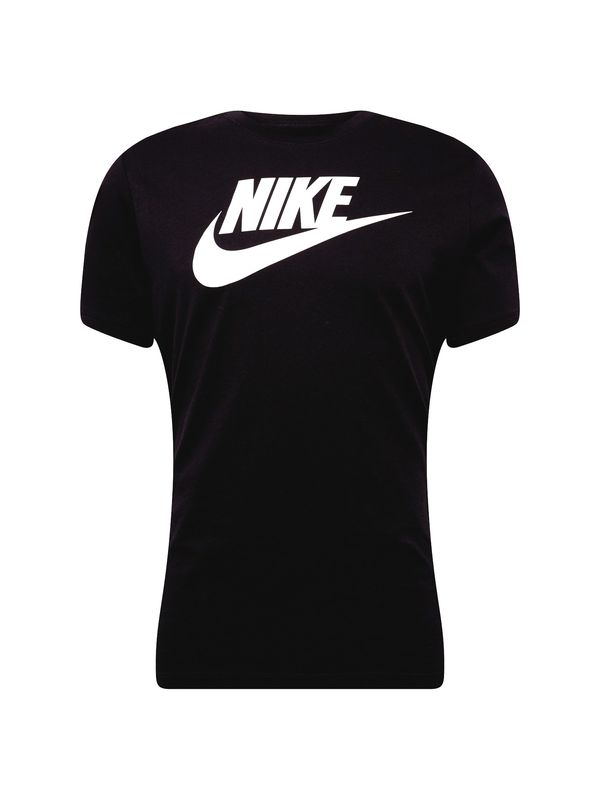 Nike Sportswear Nike Sportswear Majica 'Icon Futura'  črna / bela