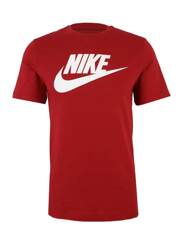 Nike Sportswear Nike Sportswear Majica 'ICON FUTURA'  rdeča / bela