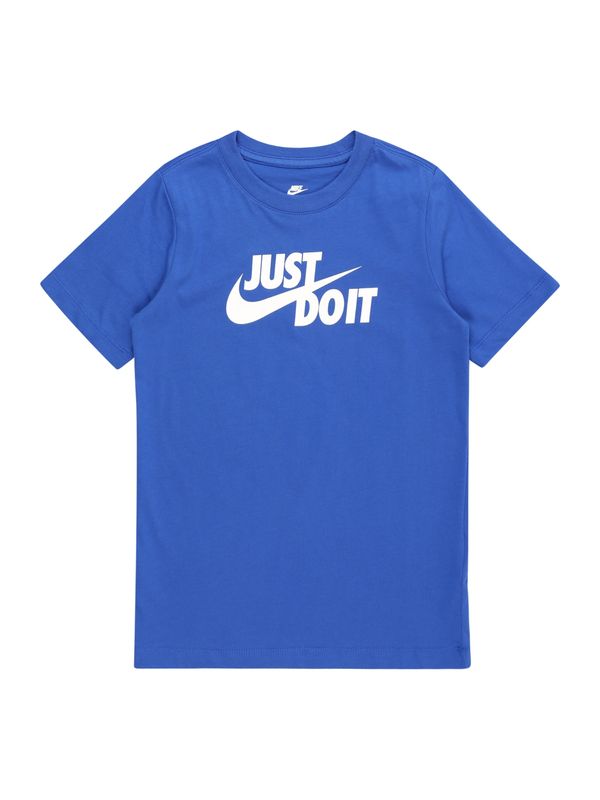 Nike Sportswear Nike Sportswear Majica 'JDI SWOOSH 2'  kraljevo modra / bela