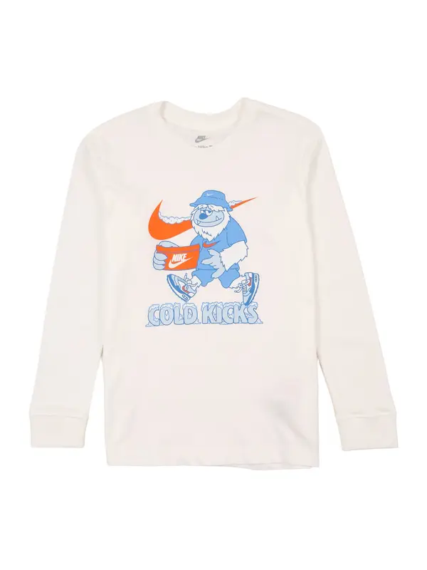Nike Sportswear Nike Sportswear Majica  kraljevo modra / svetlo modra / oranžna / off-bela