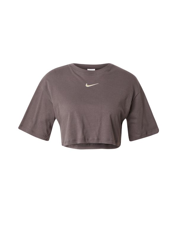Nike Sportswear Nike Sportswear Majica  kremna / temno siva