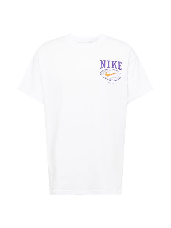 Nike Sportswear Nike Sportswear Majica  lila / oranžna / bela