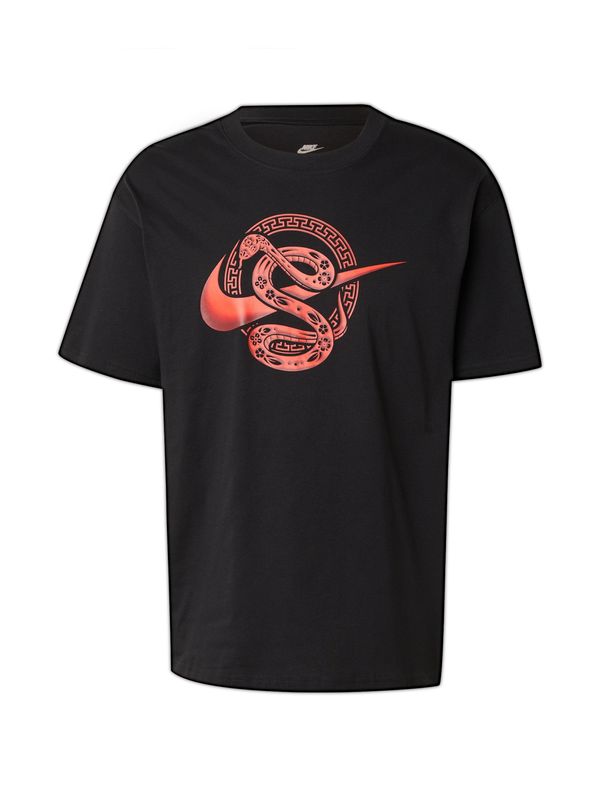 Nike Sportswear Nike Sportswear Majica 'M90'  brusnica / pastelno rdeča / črna