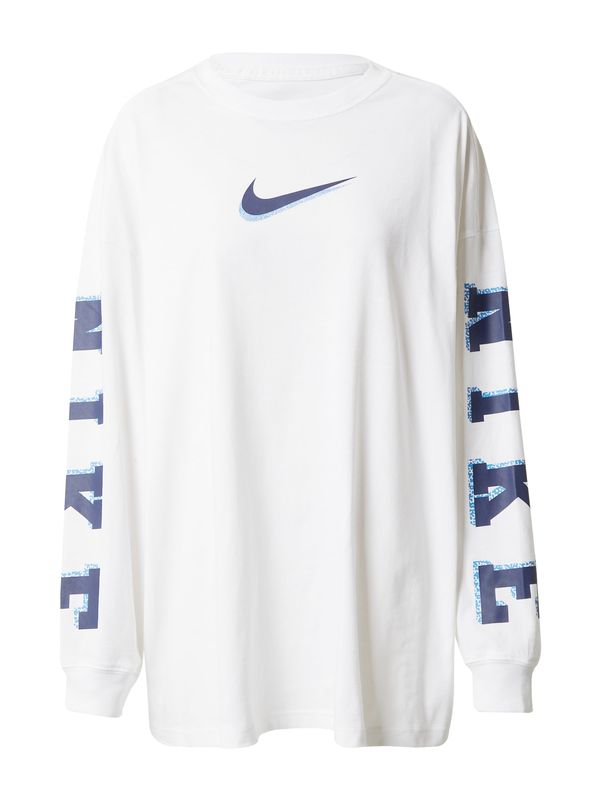 Nike Sportswear Nike Sportswear Majica  modra / mornarska / bela