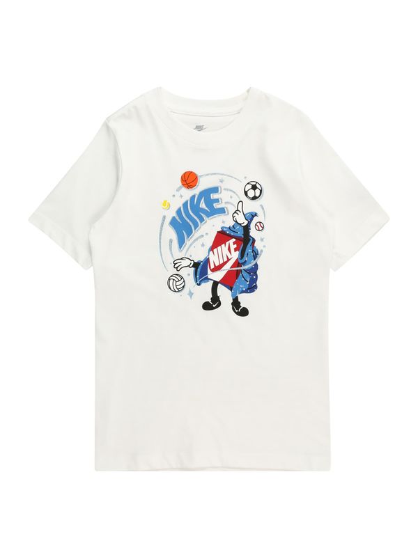 Nike Sportswear Nike Sportswear Majica  modra / oranžna / rdeča / bela