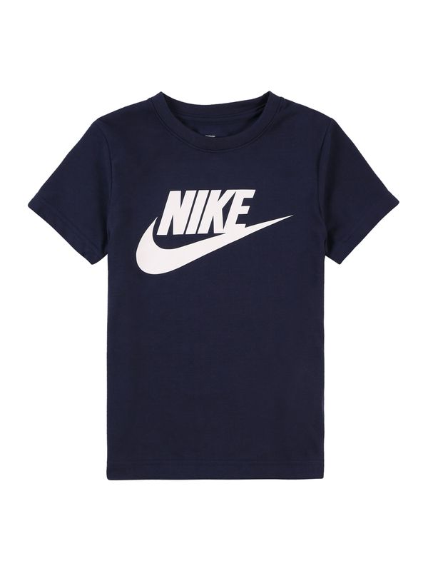 Nike Nike Sportswear Majica  mornarska / bela