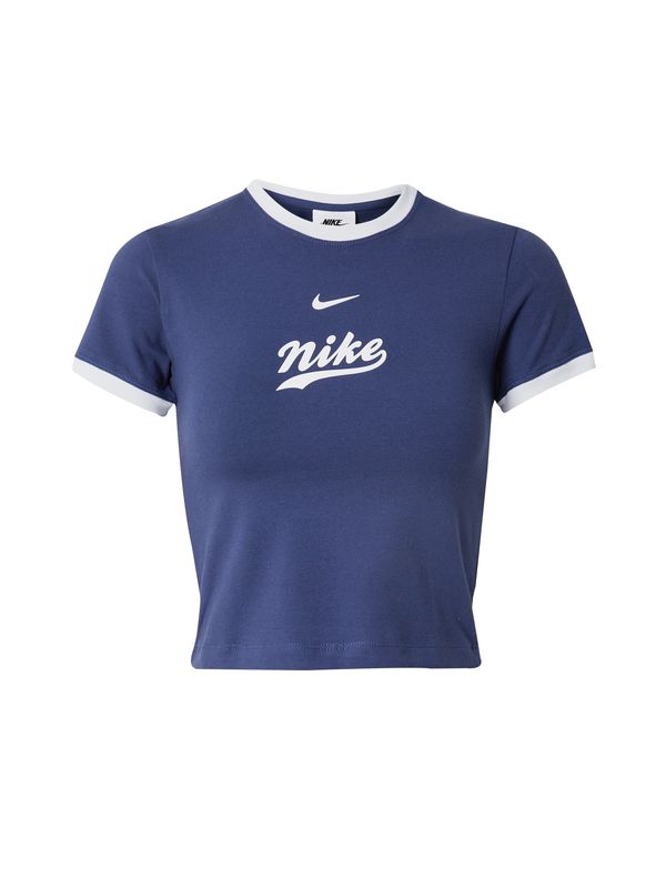 Nike Sportswear Nike Sportswear Majica  mornarska / bela