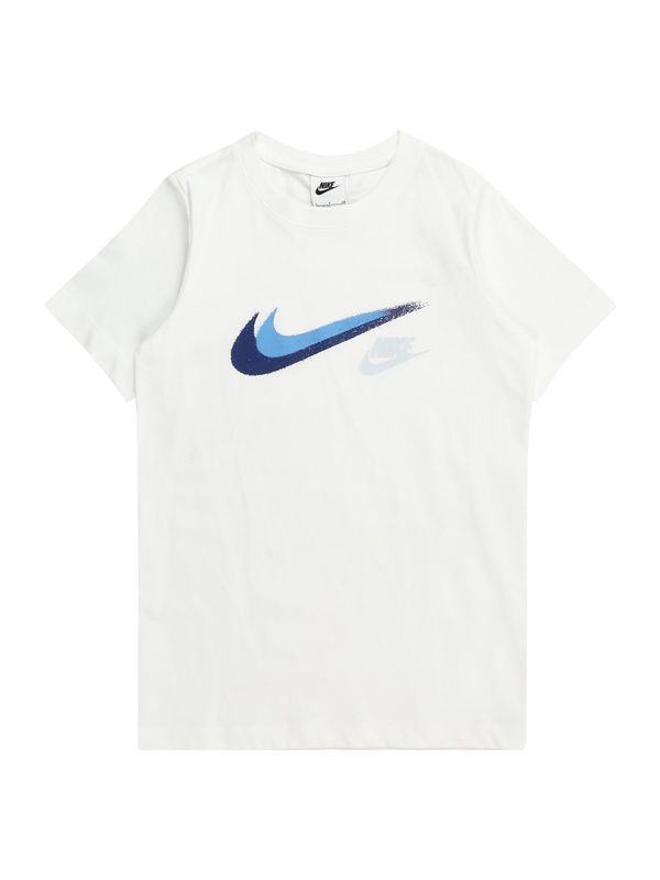Nike Sportswear Nike Sportswear Majica  mornarska / nebeško modra / bela