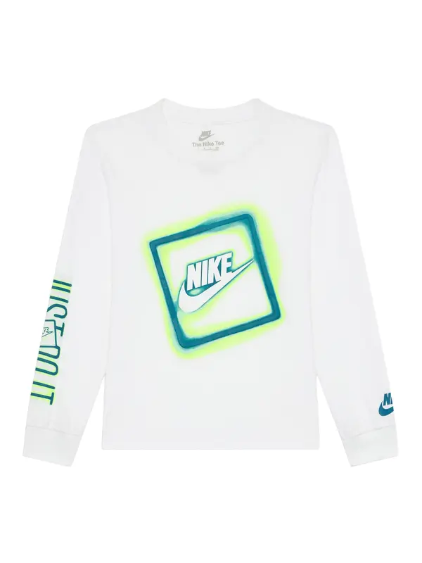 Nike Sportswear Nike Sportswear Majica 'NEON BOX FUTURA'  svetlo rumena / zelena / bela