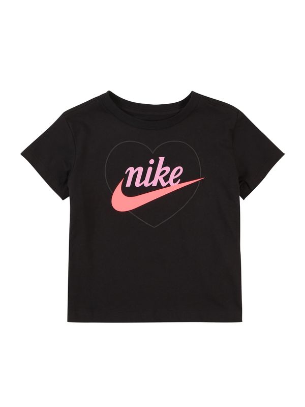 Nike Sportswear Nike Sportswear Majica 'NEW IMPRESSIONS'  svetlo lila / svetlo rdeča / črna