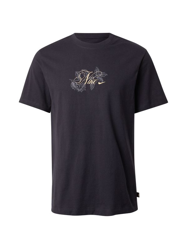 Nike Sportswear Nike Sportswear Majica  pastelno rumena / dimno-siva / črna