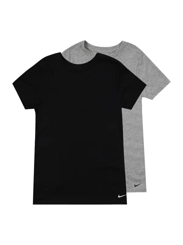 Nike Sportswear Nike Sportswear Majica  pegasto siva / črna / bela