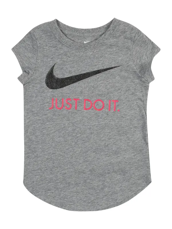 Nike Sportswear Nike Sportswear Majica  pegasto siva / roza / črna