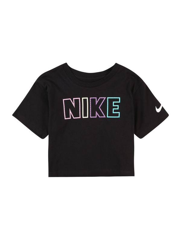 Nike Sportswear Nike Sportswear Majica  pesek / turkizna / lila / črna