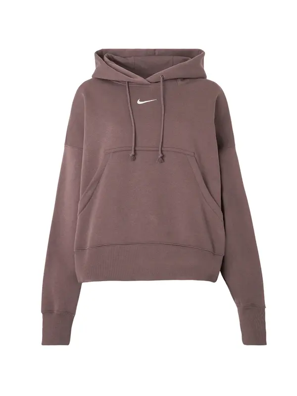 Nike Sportswear Nike Sportswear Majica 'PHNX FLC'  rjava / off-bela